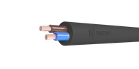 Провод ПВС 2х1.5 черный ТРТС (Цветлит КЗ)