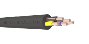Провод ПВСнг(А)-LS 5х1,5(4х1,5+1х1,5ч) ТРТС (Технокабель НПП)
