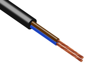 Провод ПВС  2х1 Ч  100м ТРТС (Элпрокабель)