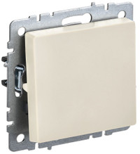 BRITE Выключатель одноклавишный 10А ВС10-1-0-БрКр бежевый (IEK) BR-V10-0-10-K10