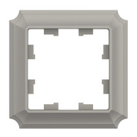 ATLASDESIGN ANTIQUE 1-постовая рамка, ШАМПАНЬ (Systeme Electric) ATN100501