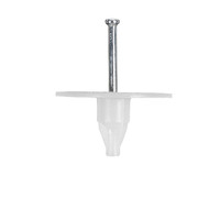 Тарельчатый дюбель гриб с гвоздем для монтажных пистолетов IN30 (250 шт/уп) (Fedast) FD30IN