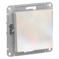 Выключатель одноклавишный ATLASDESIGN схема 1 10АХ механизм жемчуг (Systeme Electric) ATN000411