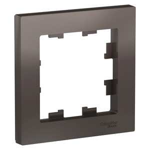 Рамка однопостовая ATLASDESIGN мокко (Systeme Electric) ATN000601