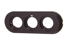 Лизетта Рамка 3-х постовая, пластик, цвет Коричневый (Bironi) BF1-630-22