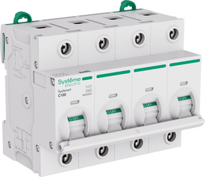 Выключатель автоматический (АВ) 27мм C 100A 4P 10 kA 400В Systeme9 (Systeme Electric) S9H32491