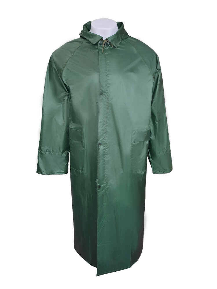 Плащ мужской влагозащитный арт. JP-01 цв. зелёный р.2XL 56-58 170-188 (Эталон-Спецодежда) 142438