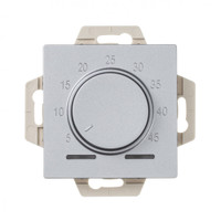 ATLASDESIGN ТЕРМОСТАТ электрон. теплого пола с датчиком, 10A, механизм, АЛЮМИНИЙ (Systeme Electric) ATN000335