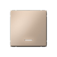 ARTGALLERY 1-клавишный ВЫКЛЮЧАТЕЛЬ с подсветкой, 10АХ, механизм, быстрозажимные клеммы, ПЕСОЧНЫЙ (Systeme Electric) GAL001213S