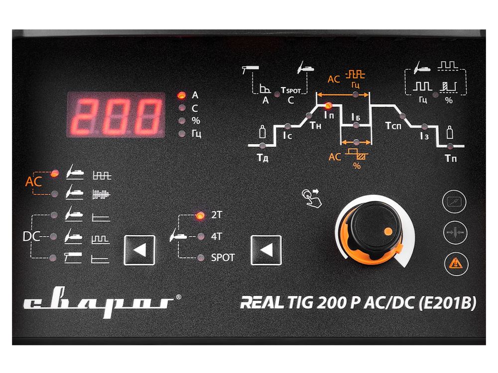 Инвертор сварочный TIG 200 P AC/DC ''REAL'' (E201B) (СВАРОГ) 00000098986