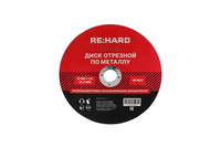 Диск отрезной абразивный по металлу 180х1.6х22.2 мм (RE:HARD) RHASB180-1.6