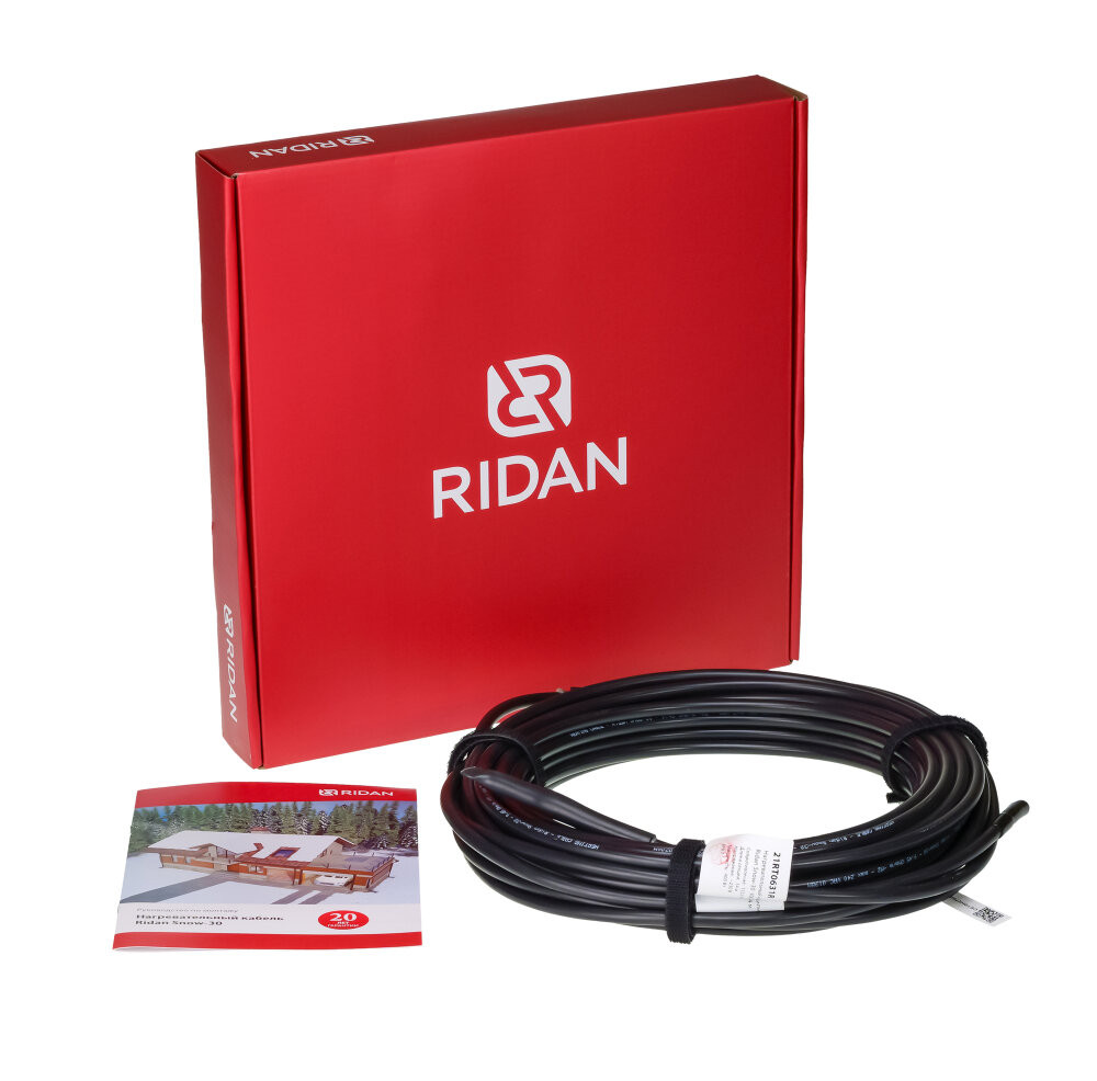 Кабель нагревательный Ridan (ДЕВИ) Snow-30 630 Вт  230 В 20 м (ДЕВИ) 21RT0632R