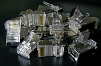 Разъем RJ-45 категория 5е экранированный (LANS) M/5F
