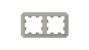 ATLASDESIGN ANTIQUE 2-постовая рамка, универсальная, ШАМПАНЬ (Systeme Electric) ATN100502