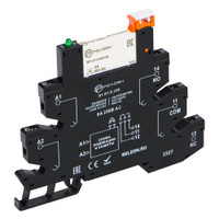 Модуль интерфейсный реле, 1 перекидной контакт 6А 230В AC/DC, винтовые зажимы (Релеон) RM151023000