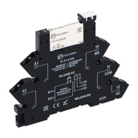 Модуль интерфейсный реле, 1 перекидной контакт 6А 230В AC/DC пружинные зажимы (Релеон) RM161023000