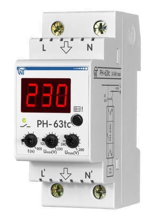 Реле напряжения РН-63tc (Новатек-Электро) 3425600063tc