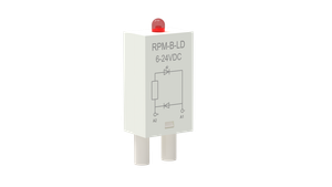 Модуль защиты для реле диод+светодиод 6-24В DC (ONI) RPM-B-LD-DC6-24V