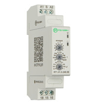 Реле времени многофункциональное, 1 переключающий контакт 8А (12-240 AC/DC) (Релеон) RT101024000