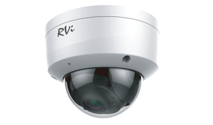 Видеокамера IP 4Мп купольная с ИК-подсветкой до 30 м (2.8мм) (RVI) RVi-1NCD4054 (2.8) white