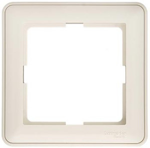 W59 Рамка 1 пост бежевая (Systeme Electric) KD-1-28