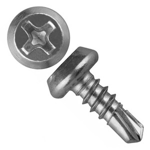 Саморез металл/металл 3.5х11 сверлоконечный цинк 500 шт (Крепдил) screw-MM-3,5x11zn-502