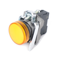 Лампа сигнальная в сборе модульная 22 мм желтая 230-240В АС (Systeme Electric) SB4BVM5