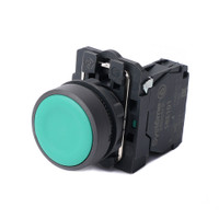 Кнопка SB5 в сборе модульная 22мм зеленая с возвратом пластик 1НО (Systeme Electric) SB5AA31