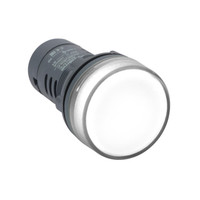 Лампа сигнальная SB7 моноблочная 22мм белая LED 230В АС (Systeme Electric) SB7EV07MP