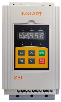 Устройство плавного пуска SBI-7.5/15-04 7.5кВт, 15А, 3Ф, 380В±15%, 50Гц/60Гц, IP20, со встроенным байпасом (Instart)