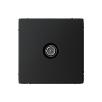 ARTGALLERY TV ТВ розетка оконечная 1DB, механизм, карбон (Systeme Electric) GAL001091