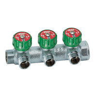 Коллектор регулирующий 1 ВР-НР с 3 отводами 1/2 EU с вставкой под плоское уплотнение (FAR) FK 3822 112UN