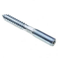 Шпилька сантехническая М10х100 покрытие цинк (Крепдил)