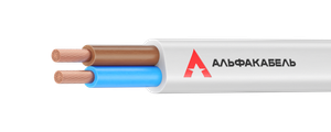 Провод ШВВП 2х0.75б ТРТС (АЛЬФАКАБЕЛЬ)