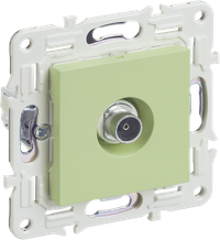 SKANDY Розетка TV оконечная SK-A12G мятный IEK (IEK) SK-A10-O-K06