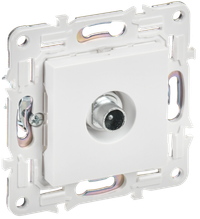 SKANDY Розетка TV проходная SK-A17W арктический белый IEK (IEK) SK-A10-P-K01