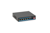 Коммутатор неуправляемый 6 портов RJ45/SFP 10 100 1000 Мб/с PoE 65Вт с ИБП (Бастион) 4086