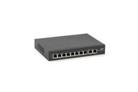 Коммутатор неуправляемый 10 портов RJ4510 100 1000 Мб/с PoE 120Вт (Бастион) 4073