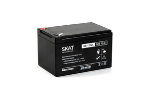 SKAT SB 1212L АКБ свинцово-кислотная тип AGM 12V 12Ач ножевые клеммы (Бастион) 2543