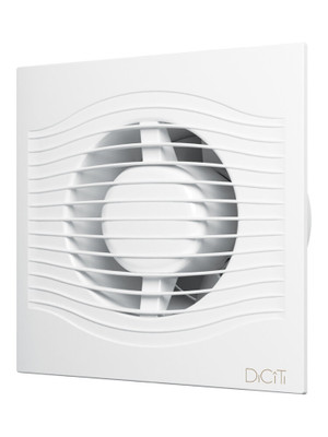 Вентилятор осевой вытяжной с обратным клапаном D100 (DiCiTi) SLIM 4C