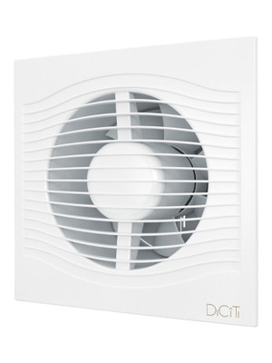 Вентилятор осевой вытяжной с обратным клапаном D125 (DiCiTi) SLIM 5C