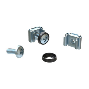 Набор крепежный. винт М6х16. гайка М6. пластиковая шайба М6 для 19'' оборудования (упак.50 шт) (SYSMATRIX) SN 0020.000