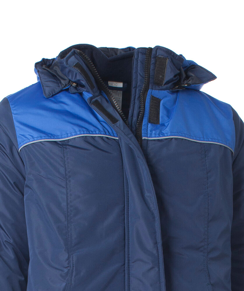 Куртка утеплённая женская СНЕЖАНА цв. т/синий с васильковым 56-58 112-116/170-176 (Эталон-Спецодежда) 110403