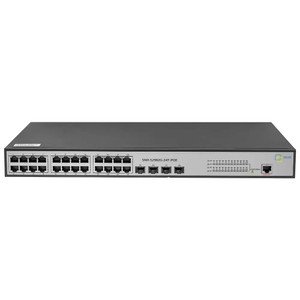 Коммутатор управляемый L2  24 порта RJ45/SFP 100 1000 Мб/сPoE 185Вт (SNR) SNR-S2982G-24T-POE