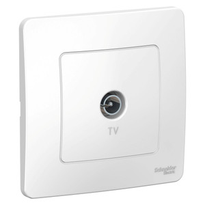 BLANCA скрытой установки коннектор тв, белый (Systeme Electric) BLNTS000011
