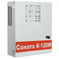 Прибор управления речевыми оповещателями с МИКРОФОНОМ контр.линий, 120Вт, 2 зоны, 5сообщ.(под 2 АКБ 12Вх7А/ч) наст. исп. (Вистл) SNT-K-120M-002