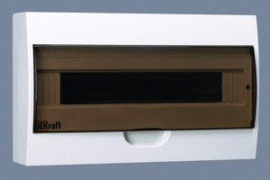 Корпус пластиковый навесной на 18 модулей IP41 ЩРН-П-18 (Dekraft) 31012DEK