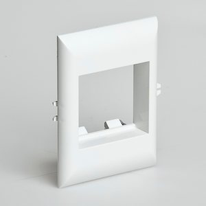 Рамка для встраиваемого оборудования 45х50х15 мм для РКК-100х60 и 100х40 (белый) (RUVinil) СПР-1-М