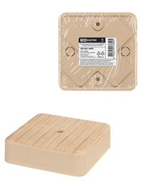 Коробка распаячная КР 75х75х20 ОП сосна IP40, инд. штрихкод (TDM ELECTRIC) SQ1401-0403