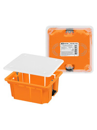 Распаячная коробка СП 92х92х45мм крышка пл. лапки IP20 инд. штрихкод TDM (TDM ELECTRIC) SQ1403-1022